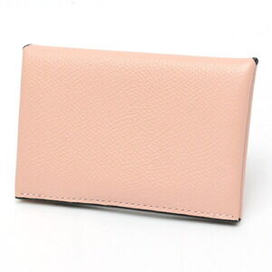 Valextra Buttoned Card Holder Case SGNL0061028LOCPS99PNNN Soft Calfskin Leath...
